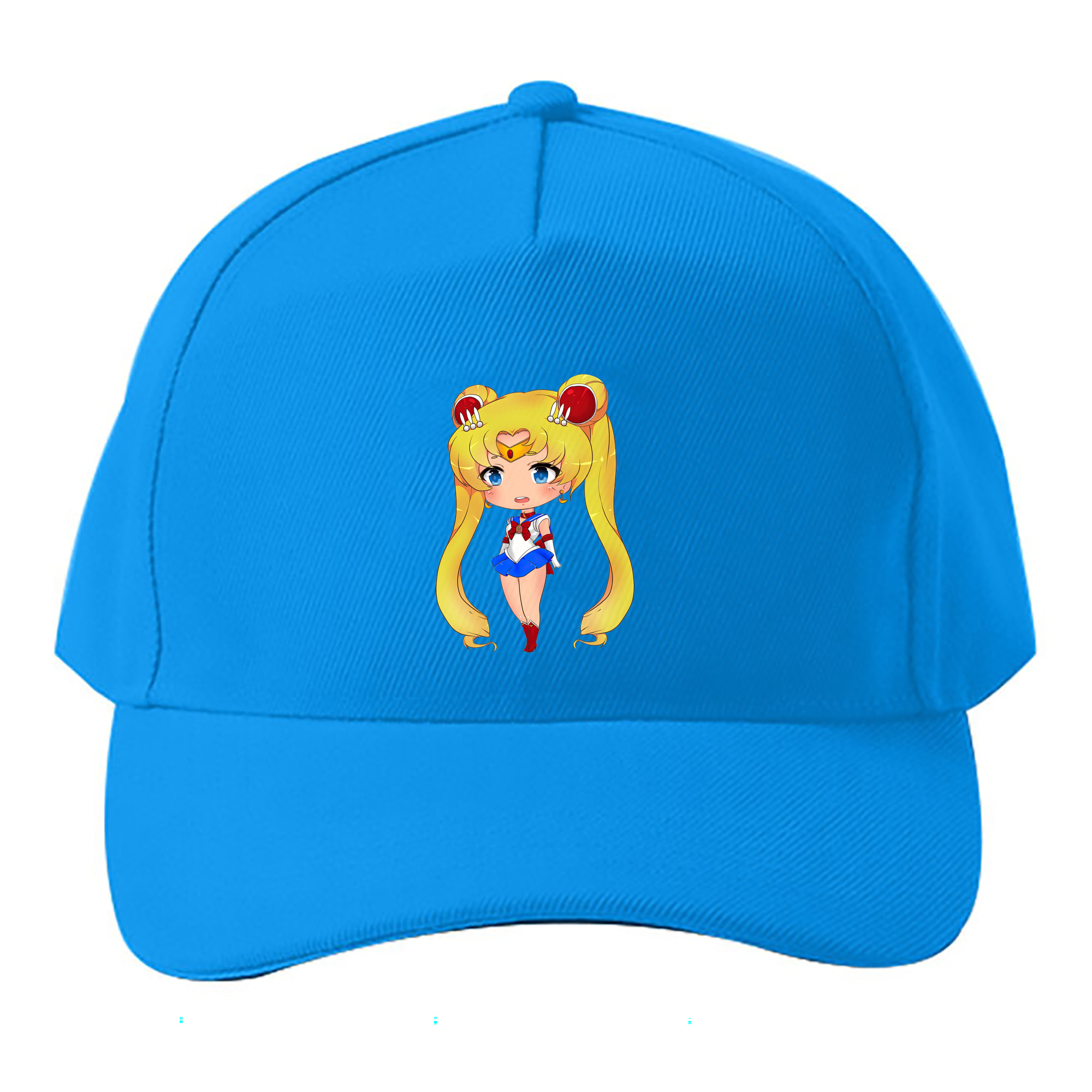 （画像用） 美少女戦士セーラームーン 月野 うさぎ つきの うさぎ Sailor Moon Tsukino Usagi ベースボールキャップ 綿100％ 男女兼用 帽子 スポーツ